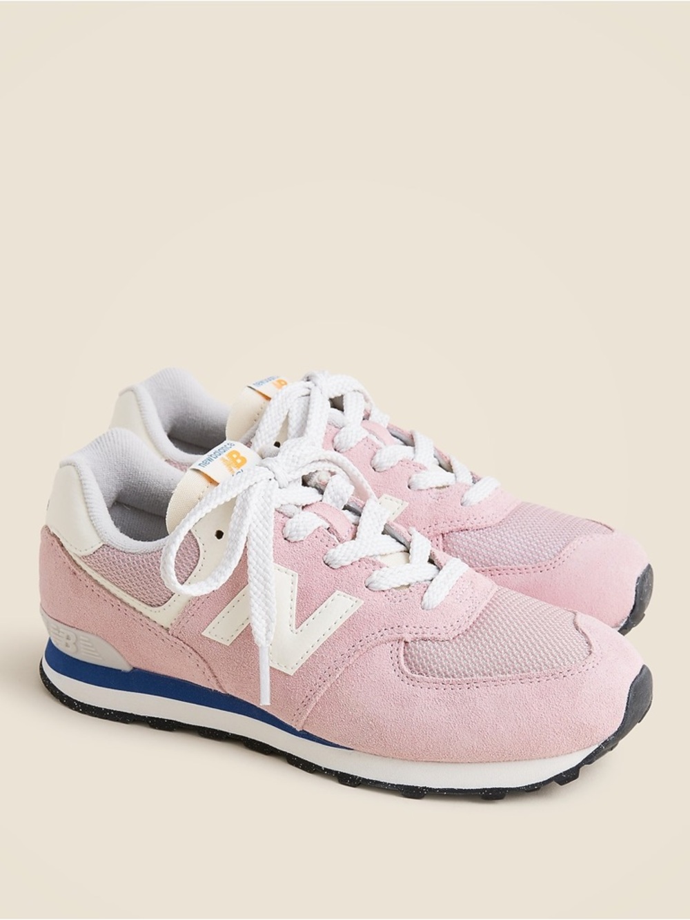 New Balance® Big Girls’ 574 V1 Twilight Haze/Sea Stone Sneakers—4